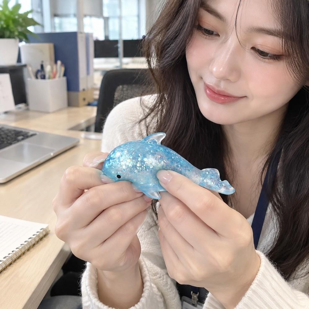 Super Soft Turtle Squeezable Toy Squishy Ocean Blocks Whale Sensory Toy Kids Gifts