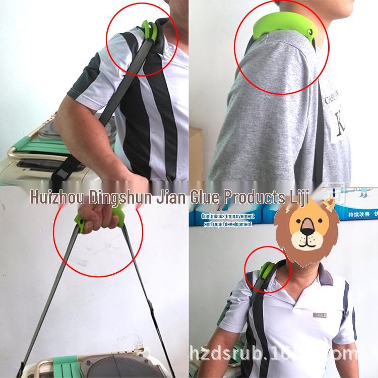 Large Silicone Handle Grip for Shopping Bags – Soft, Creative Travel Tote Holder