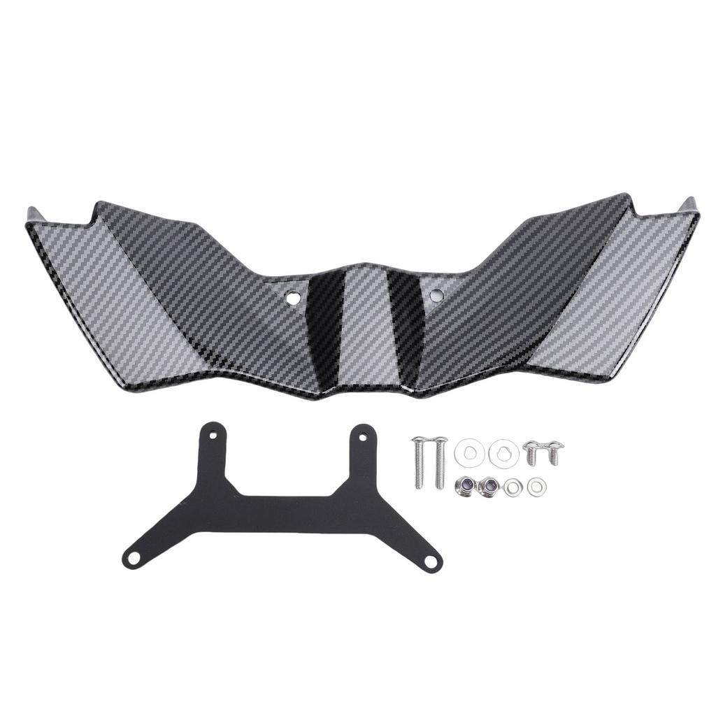Motorrad Frontspoiler Kit Aerodynamischer Flügel Windabweiser Ersatz für CB1000 Hornet SP 2025+ Karbonfaser-Stil