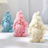 Epoxy Dwarf Plaster Mold for Soap Gnome Resin Molds Christmas Home Decoration