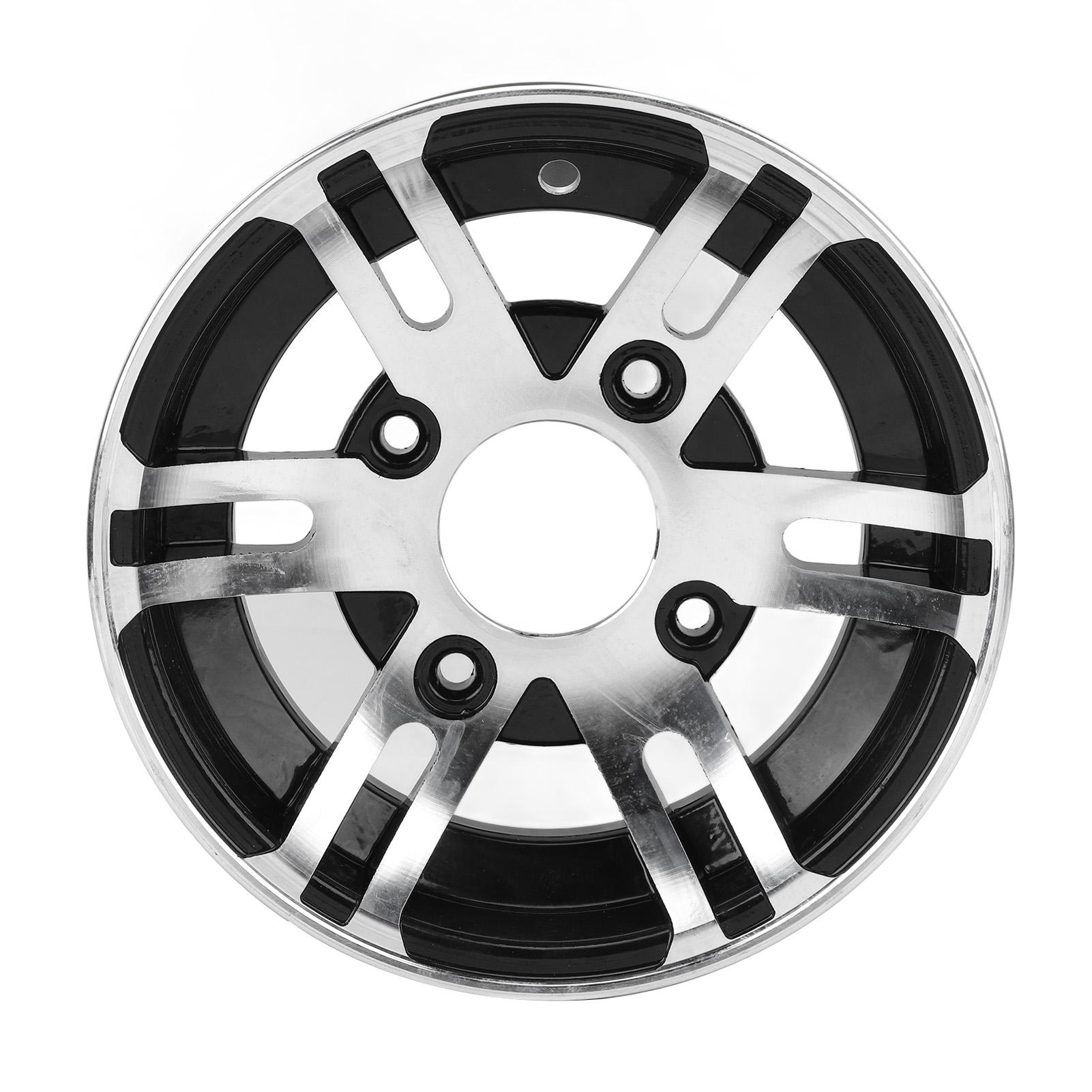10 Inch ATV Wielvelg Universele Hoge Sterkte ATV Aluminiumlegering Velg voor Go-Karts Golfkar Voorwiel 147mm Breedte black