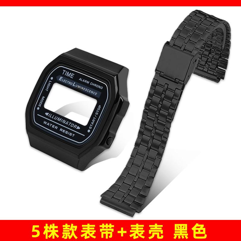 A168 Mod-Kit Stahlgehäuse Uhrenarmband Gehäuse Für G-SHOCK 3299 Casio A168WG Metalllünette Glas Wasserdichter Ring Armband Zubehör