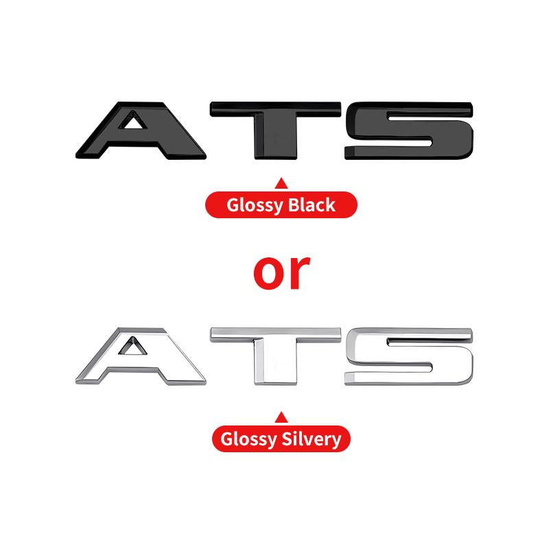 ABS Rear Tail Trunk Emblem Car Letter Logo Fender Side Stickers For Cadillac CT4 CT5 CT6 CTS XT4 XT5 XT6 XTS ATS AWD 25T 28T 40T