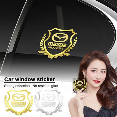1 buc Autocolante 3D pentru caroserie Auto Emblema Stilizare Spiculețe de Grâu Decor Auto Pentru 3 6 CX5 2 CX3 CX9 MX5 RX8 Axela Demio MS CX5 2 Axela Demio GJI GH BK MP