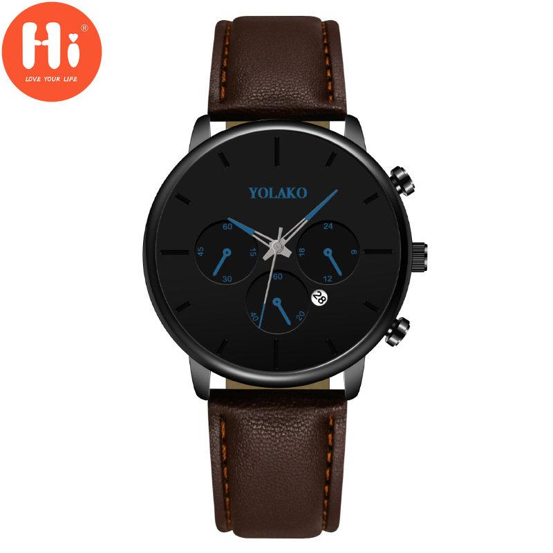 

Привет модные мужские часы спортивные часы роскошные мужские кварцевые наручные часы мужской подарочный браслет