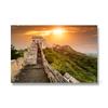 Pittura su tela della Grande Muraglia cinese Arte della parete Paesaggio al tramonto Montagna verde Poster Stampe per la decorazione della parete del soggiorno Cuadros