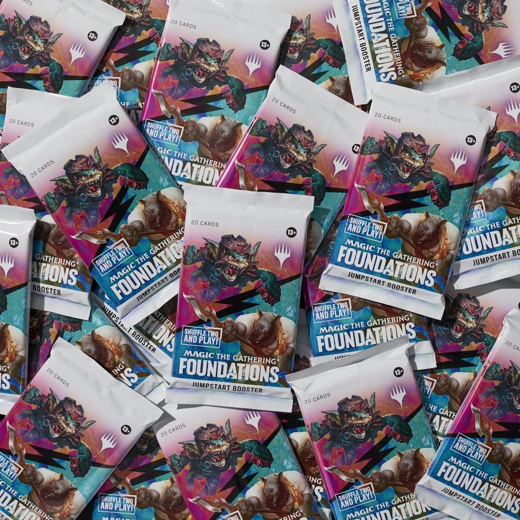 The Gathering Foundations Jump Start Booster Versiune în engleză de 24 Cărți de schimb MTG Wizards of the Coast FDN D32310000 Magic (Pachete CUTIE)