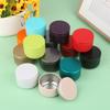 5.4Cm Portable Solid Color Mini Tin Box Tea Sealed Jar Packing Boxes Jewelry Candy Small Storage Can Coin Earring Headphones Gift Case