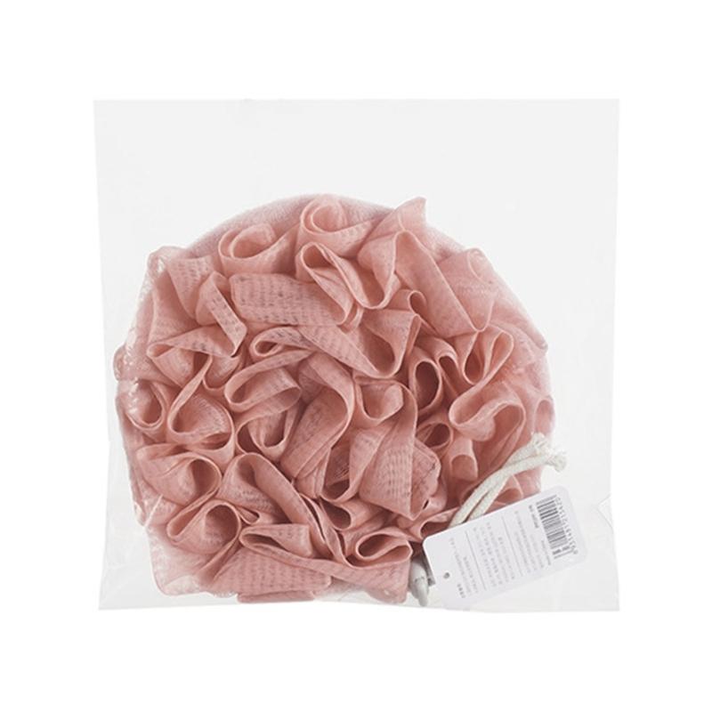 Multipurpose Bath Sponge For Lathering Mesh Loofah Exfoliator Gentle Skin Cleansing Design