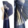 Graduated Designer Handmade Textured Stiff Net Yarn Pleated Fabric
