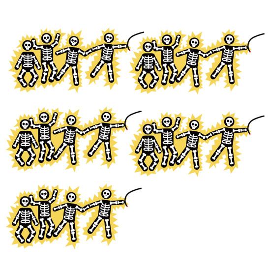 5Pcs No Touching Electric Switch Sticker Self-adhesive Removable Waterproof PVC
