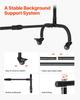 Backdrop Stand Movable Stand Kit 7 X 10 Ft for Party & Photo Video Studio