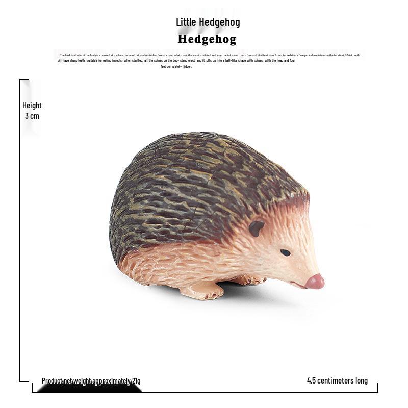 Children s Jungle Animal Cognitive Toy - Hedgehog & Badger Scene Decor