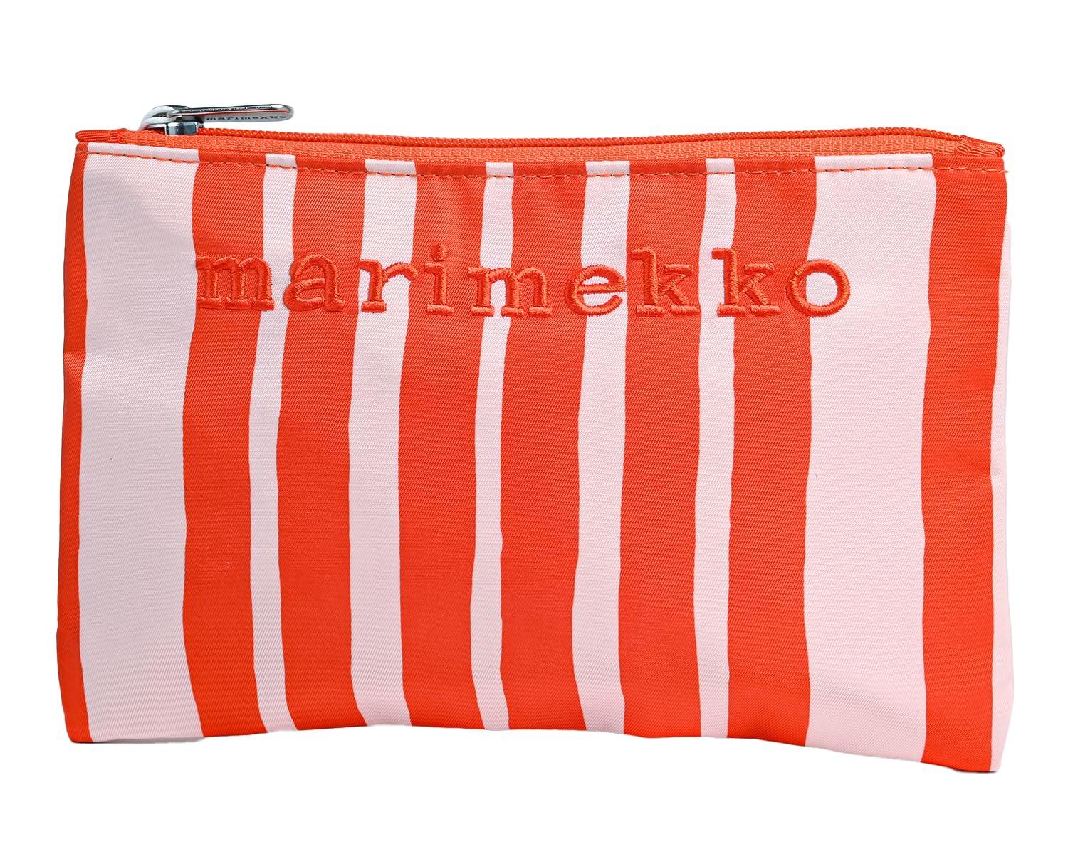 

Marimekko accessory cosmetic KAIKA Nordic Nordic design pouch, case, pouch, slim, RAIDE, red, pink, 73940, 073940, 330, goods, [product]