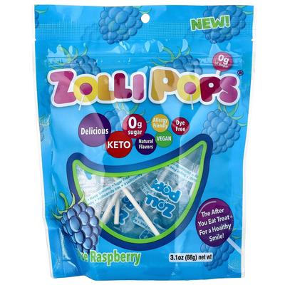 iHerb Jollipops Clean Teeth Pops Blue Raspberry 3.1oz