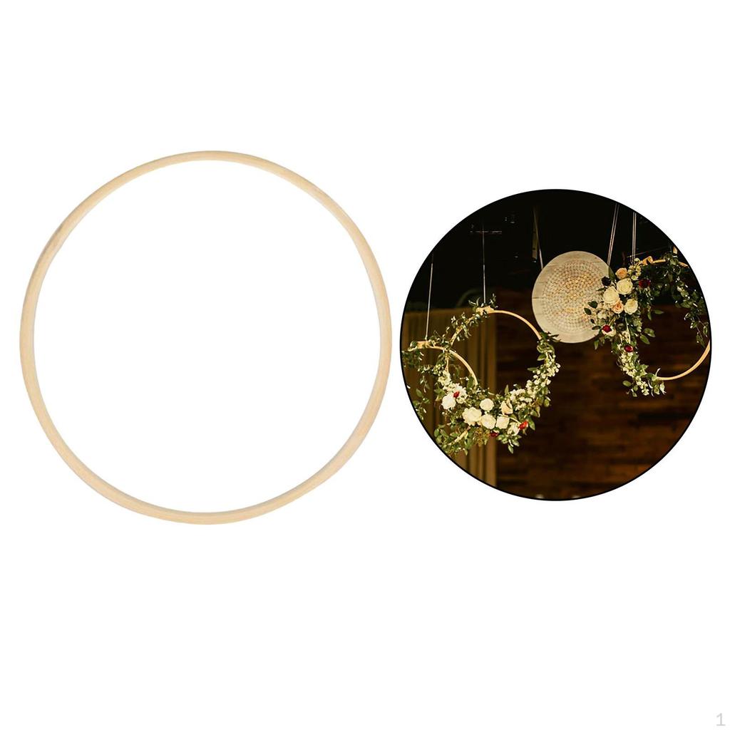 Bamboo Hoop Rings, Stitch Rings Round Embroidery for DIY Craft Sewing