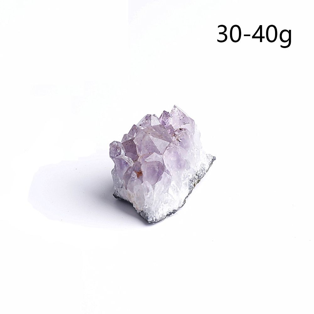 1PC Gift Rough Ore Home Decoration Healing Stones Dream Amethyst Cluster Mineral Specimen Quartz Crystal