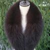 Real Fox Fur Collar Women Winter Natural Fur Scarf Fluffy Fur Shawls For Women Collars Men Coat Large Size Neck Warmer Scarves