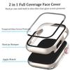 Glass+Case for Apple Watch Case 40mm 41mm 44mm 45mm 42mm 38mm  Accessories Screen Protector Cover Iwatch Series 3/4/5/6/7/8/9/SE
