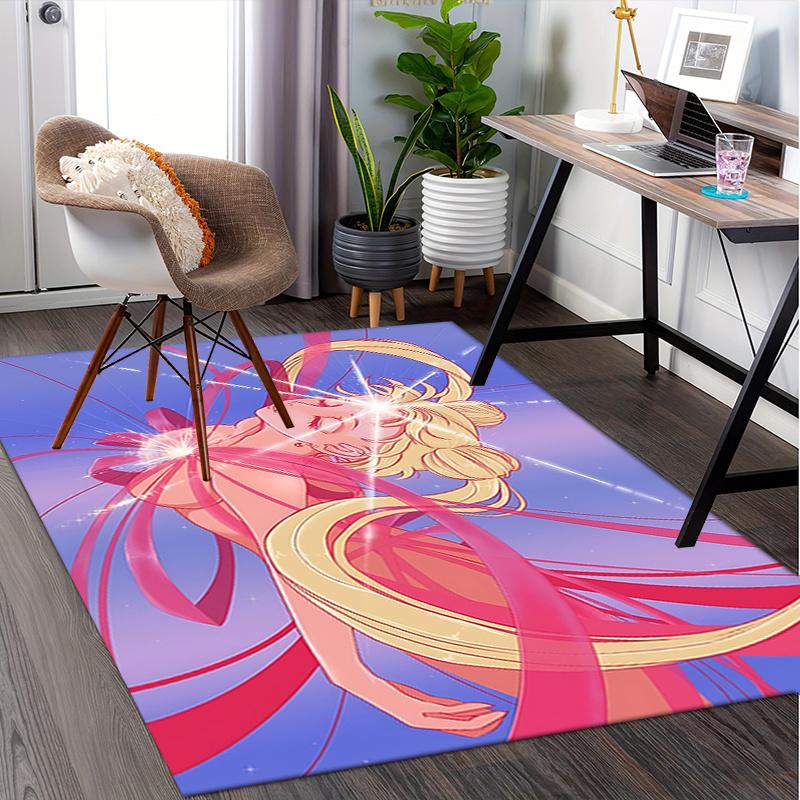 Sailor Moon Chair Mat: Office Carpet, Oversized Rug for Home Decor, Sofa Mat, Desk Protector, Gift I