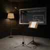 Mic Stand Pole Reach Adjustable Vocal Pickup Rod Extendable Height Microphones