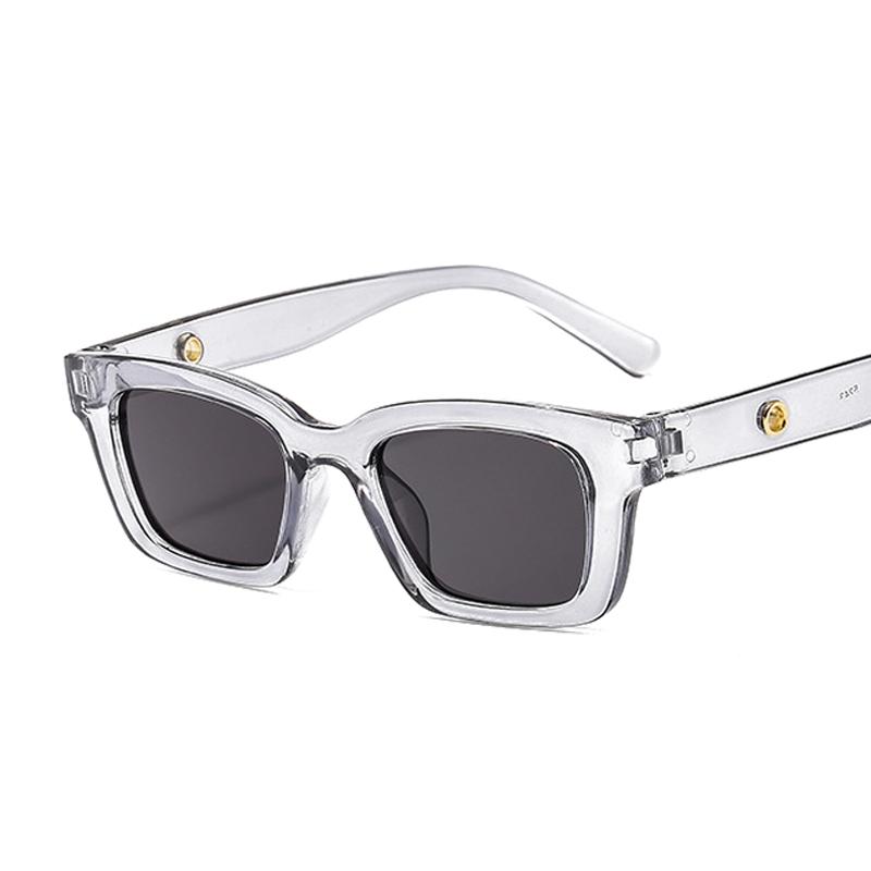 

BEGREAT Fashion Rectangle Vintage Sunglasses Designer Brand Aesthetic Shades Sunglasses UV400 for Women Men Eyeglasses Colour серый