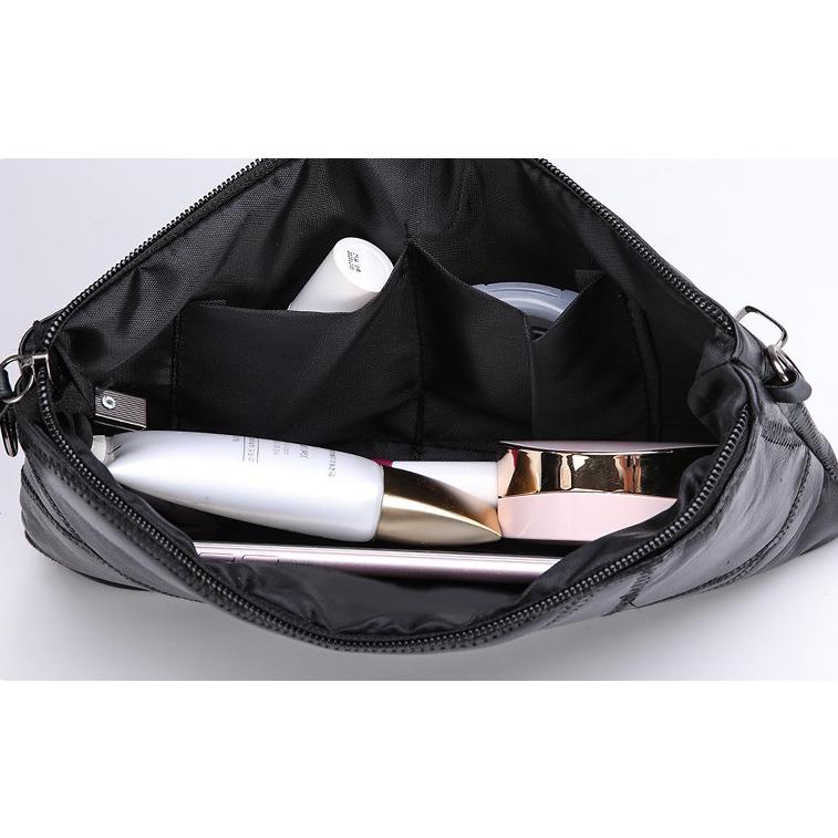 Genuine Sheepskin Leather Clutch Bags Women Shoulder Messenger Bags Casual Female Crossbody Bags