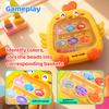 Montessori Sorting Games Magnetic Color Number Maze Board Pen Moving Bead Games Fine Motor Skills Educational Toys for Kids Gift