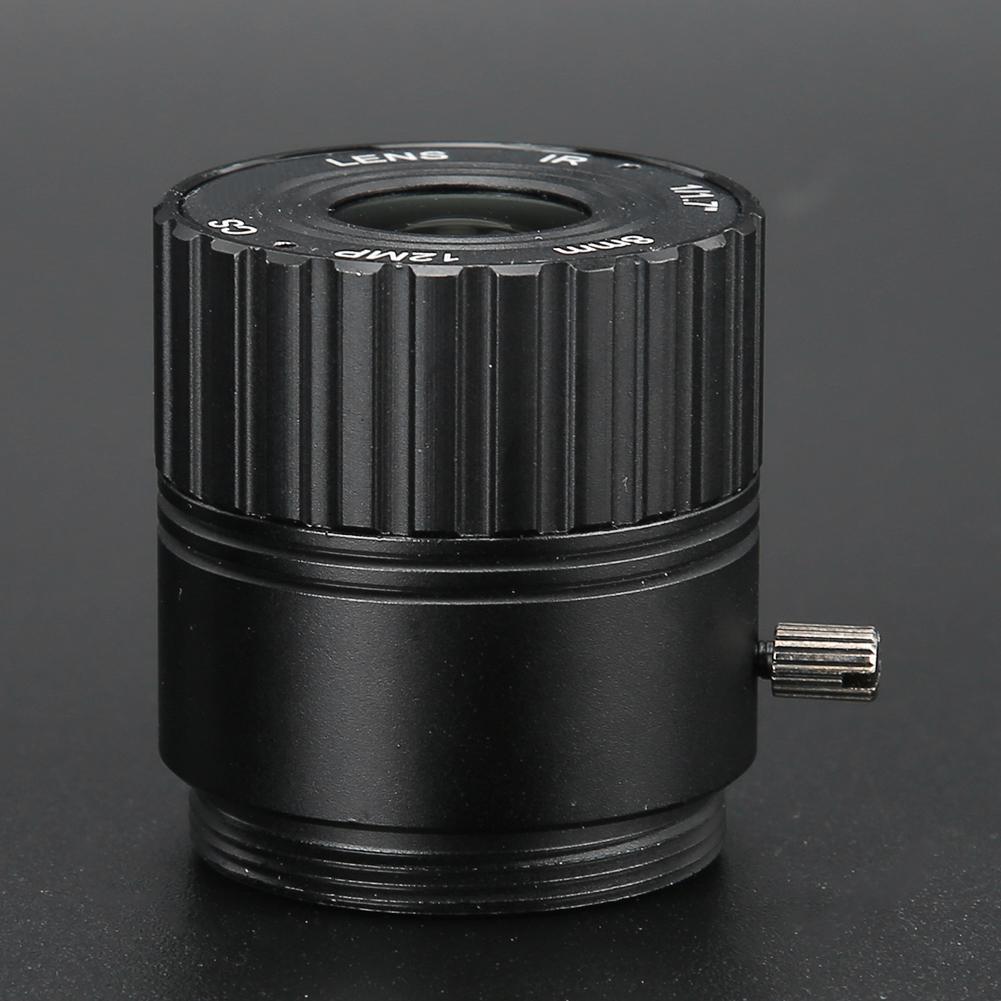 8mm 12MP HD F1.2 1 2.5 CS Interface Security Fixed CCTV Lens for Camera