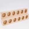 Space Saving 12 Compartment Essential Oil Shelf Durable Double Deck Display Holder For Spa And Personal Collection