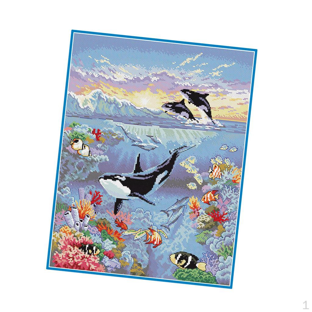 

49x60см Счетный стежок. Ручная вышивка спицами.