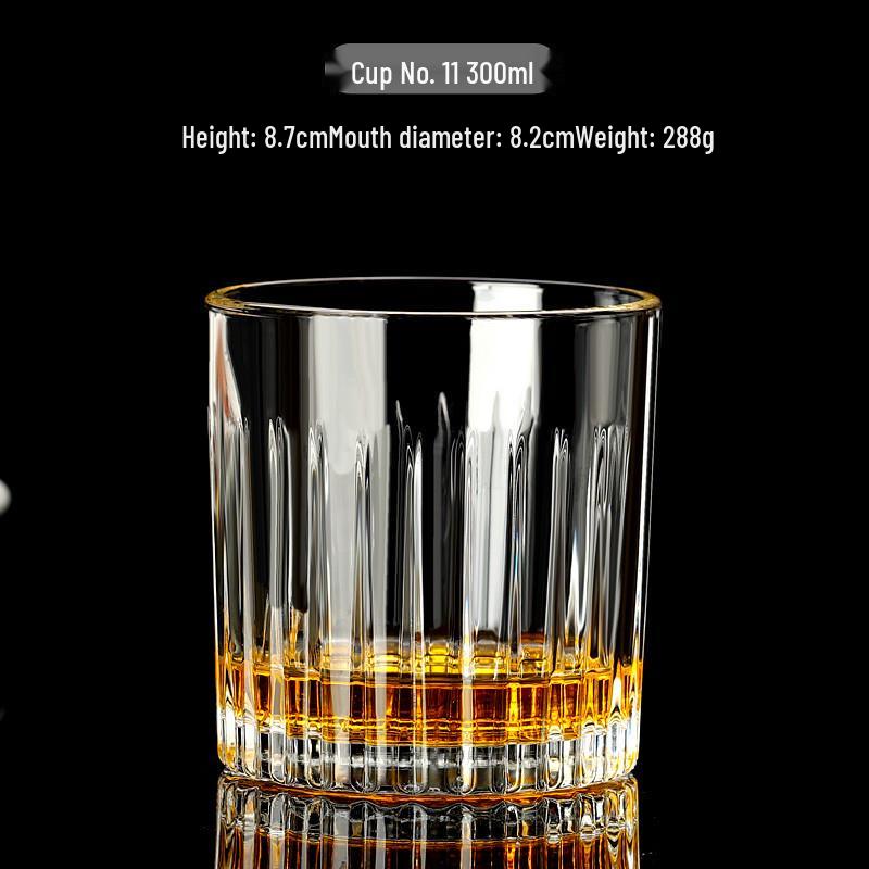 Octagonal KTV Beer Mug - Thickened Creative Crystal Whiskey Glass for Spirits
