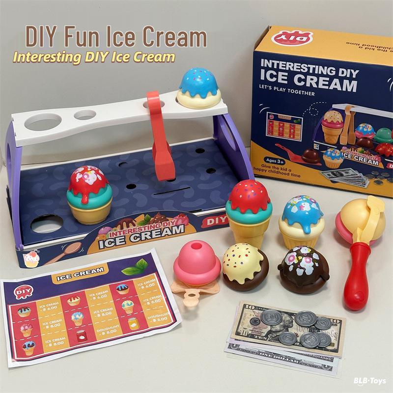Interactive Children s Ice Cream Shop Role-Playing Toy Set
