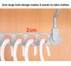 9 Hole Magic Hanger Creative Multi-functional Hanger Household Internet Popular Magic Storage Artifact Non-slip Drying Rack