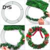 20 cm/25 cm Metall-Kranzrahmen, Drahtring, Blumengirlandenhalter, DIY-Kranzherstellung, Zubehör für Festivals, Hochzeiten