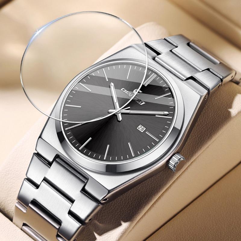 CHAXIGO Quartz Watch Ultra-thin Men's Watch Waterproof Calendar