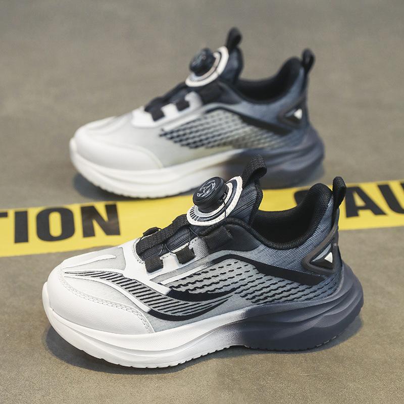 Children's sports shoes 2025 spring new mesh breathable non-slip fashion handsome deodorant girls running shoes