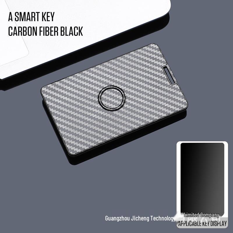 Xiaomi Car SU7/YU7 2024-2025 Key Case Cardholder Carbon Fiber Shell Simple OPP Bag Packaging