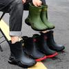 Men's Outdoor Non-Slip Waterproof Rain Boots for Mountain Climbing & Fishing