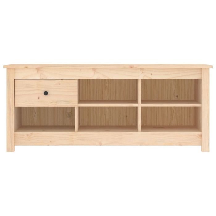 VidaXL Armoire à chaussures 110x38x45,5 cm Bois de pin massif 814594