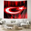 Turkish Flag Design Tapestry Room Decoration Wall Hanging for Living Room Bedroom, Dormitory, Birthday and Christmas Gifts