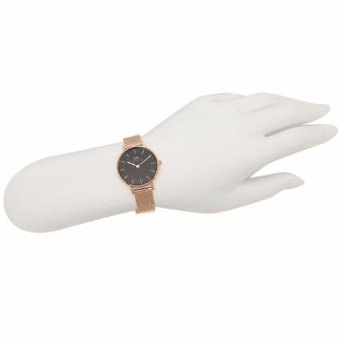 Daniel Wellington Petite 28mm Unisex Quartz Watch for Men and Women, Rose Gold (4) DW00600217