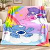 Care bear blanket Flannel Blanket Soft Cozy Plush Throw for Sofa Bed Lightweight Home Decoration Outdoor camping
