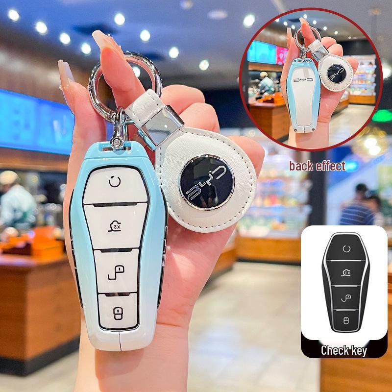 BYD Car Key Covers for Han, Qin Plus DMI, Song Pro, Song L, Tang, Yuan, Destroyer 05, Seagull, Dolphin