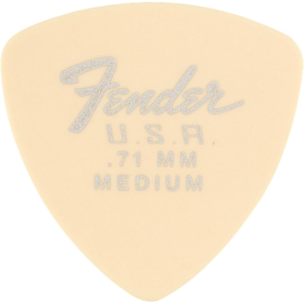 Медиатор Fender 346 Dura-Tone .71, 12 шт., Olympic White