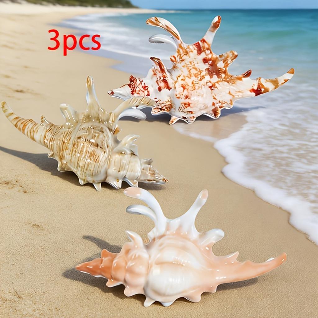 3PCS Seashell Hair Claw Clips Set Ocean Style Hair Accessories for Women Girls Hair Styling Hair Holder Hair Grip Hairpin Hair Claw