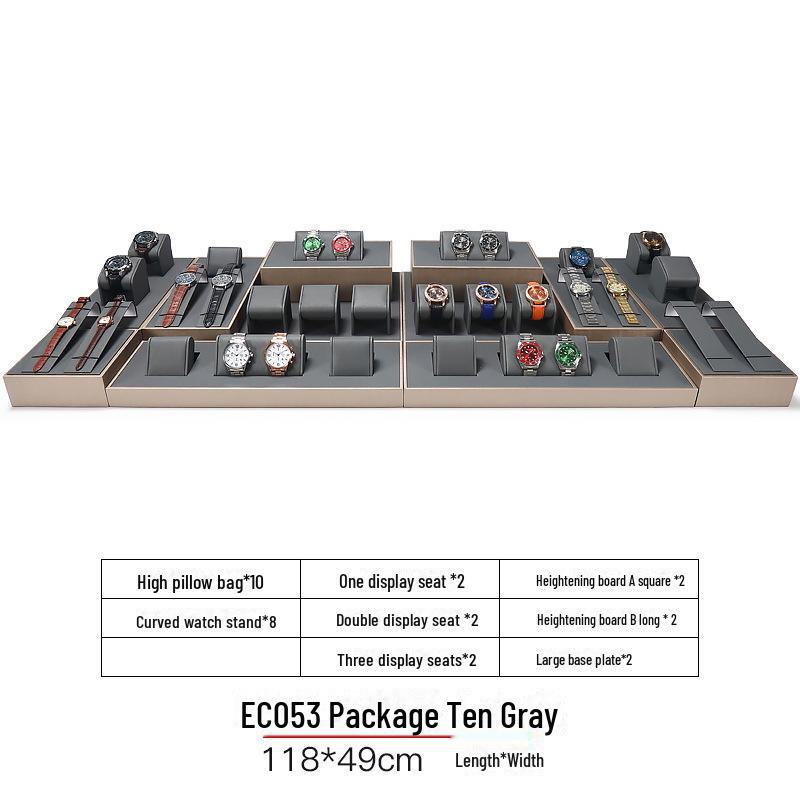 Digu Gray Multi-Grid Jewelry Display Stand