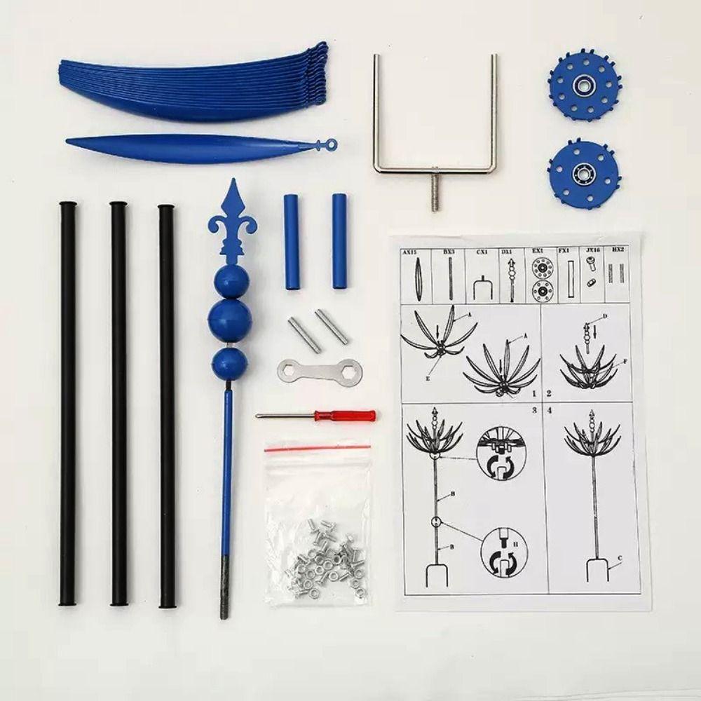 Multistyles Wind Spinner Metal Outdoor Rotating Courtyard Windmill