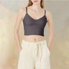 Women's Sleeveless Pleated Vest Shirt Top