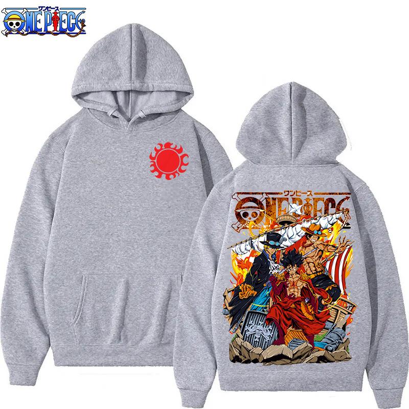Anime One Piece Unisex Oversized Hoodie Sweatshirt Men's Clothing 25 Autumn Women Long Sleeve Pullover Sweater Tops Streetwear